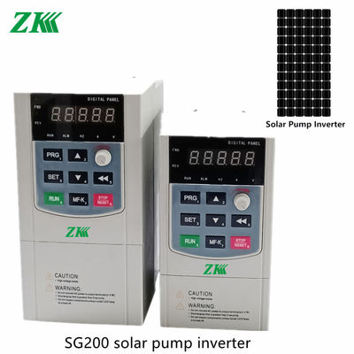 Inversor solar da bomba de SG200 220V MPPT VFD com modo duplo da fonte